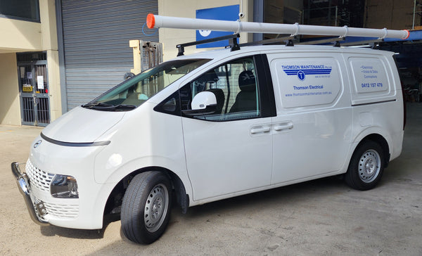 Hyundai Staria 4-Bar Roof Rack with 4.6m Conduit Carrier