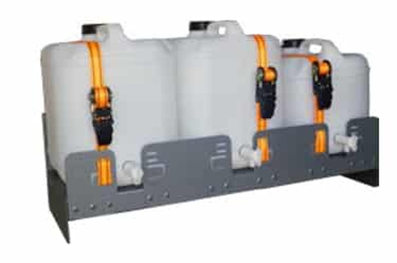 Heavy-Duty Fluid Storage Shelf for Vans & Trucks