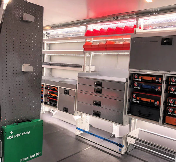 Vertical Plastic Parts Organizer Holder
