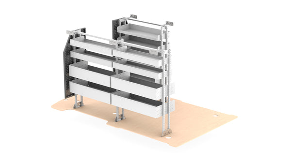 Rolashelf van shelving LDV G10 Basic Van Kit 6