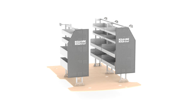 Rolashelf van shelving LDV G10 Basic Van Kit 3