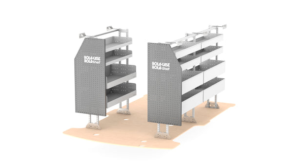 Rolashelf van shelving LDV G10 Basic Van Kit  2