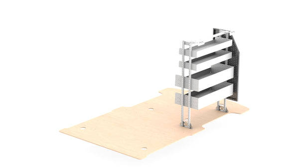 Rolashelf van shelving LDV G10 Basic Van Kit 9