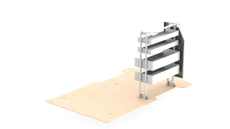 Rolashelf van shelving LDV G10 Basic Van Kit 9