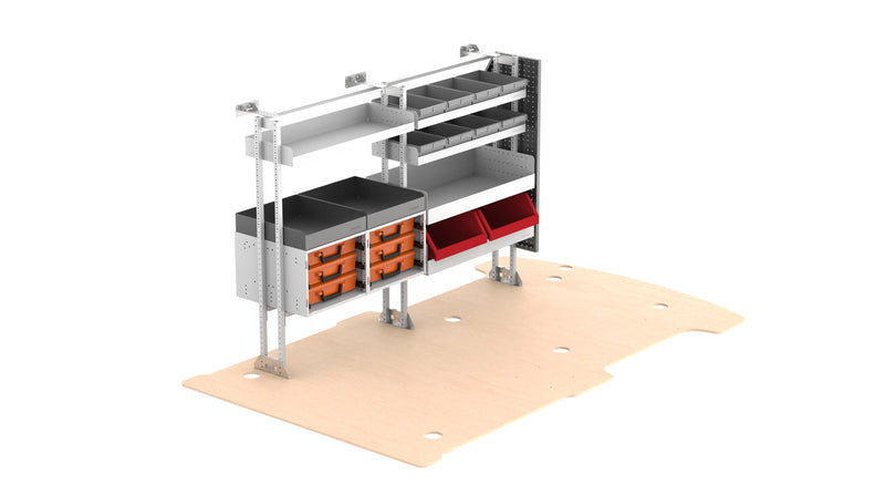 Rolashelf LDV G10 Drivers Side Electrical Van Kit – Standard Roof 2