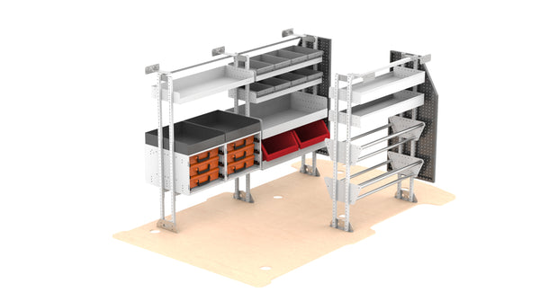 RolaShelf LDV G10 Electrical Van Shelving Kit 5