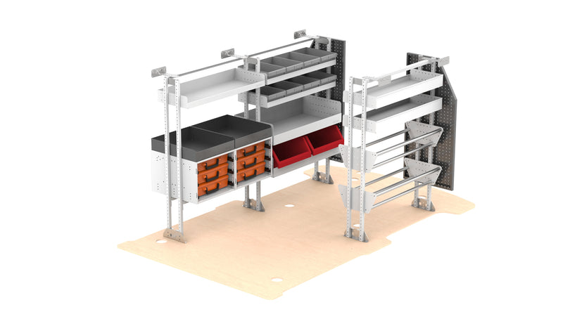 RolaShelf LDV G10 Electrical Van Shelving Kit 5