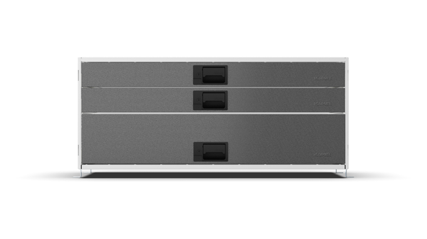 Front view – RCKIT100/16 Vehicle Metal Drawer Kit