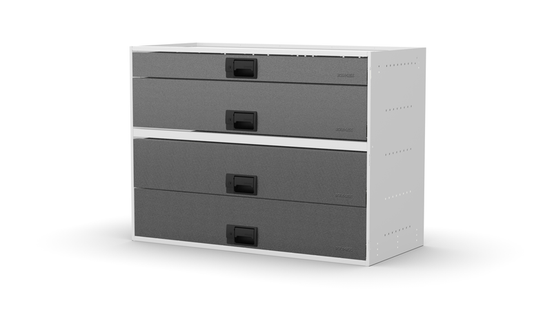 No plinth feet – RCKIT100/20 Vehicle Metal Drawer Kit