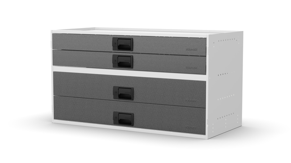 No plinth feet – RCKIT100/7 Vehicle Metal Drawer Kit