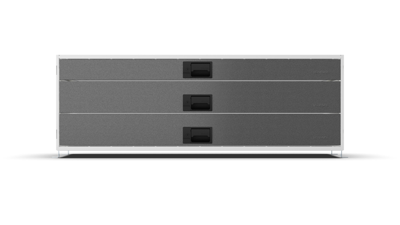 Front view – RCKIT120/5 Vehicle Metal Drawer Kit