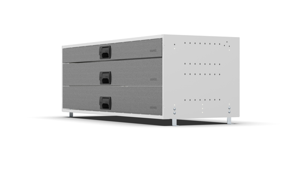 Side view – RCKIT120/5 Vehicle Metal Drawer Kit