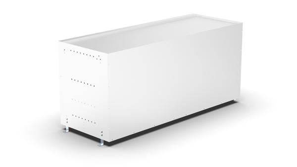 Back view – RCKIT120/7 Vehicle Metal Drawer Kit