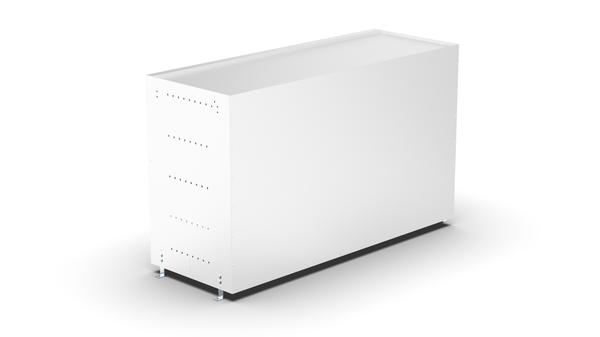 Back view – RCKIT120/9 Vehicle Metal Drawer Kit