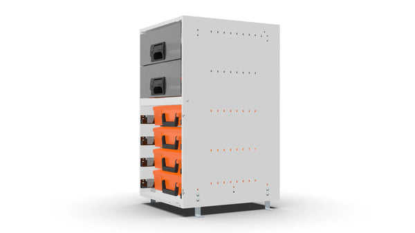 Side view – RCKIT40/18 Vehicle Metal Drawer Kit