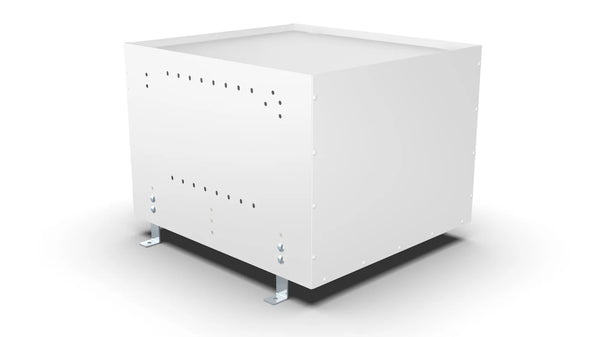 Back view – RCKIT40/4 Vehicle Metal Drawer Kit