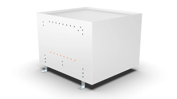 Back view – RCKIT40/6 Vehicle Metal Drawer Kit