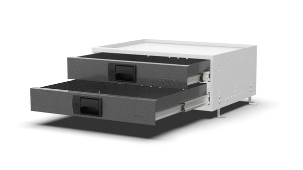 Drawers open – RCKIT60/1 Vehicle Metal Drawer Kit
