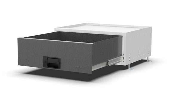 Drawers open – RCKIT60/11 Vehicle Metal Drawer Kit