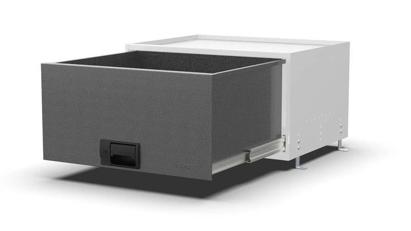 Drawers open – RCKIT60/12 Vehicle Metal Drawer Kit