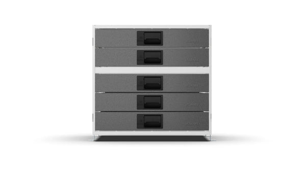 Front view – RCKIT60/6 Vehicle Metal Drawer Kit