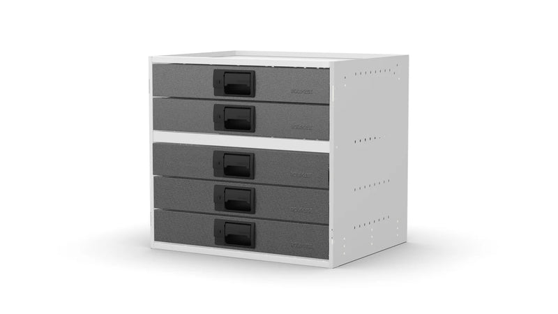 No plinth feet – RCKIT60/6 Vehicle Metal Drawer Kit