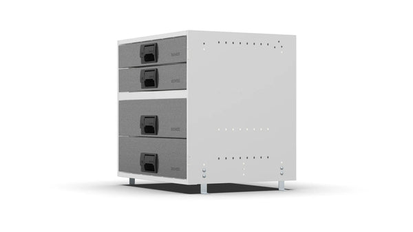 Side view – RCKIT60/7 Vehicle Metal Drawer Kit