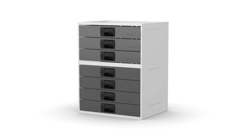 No plinth feet – RCKIT60/8 Vehicle Metal Drawer Kit