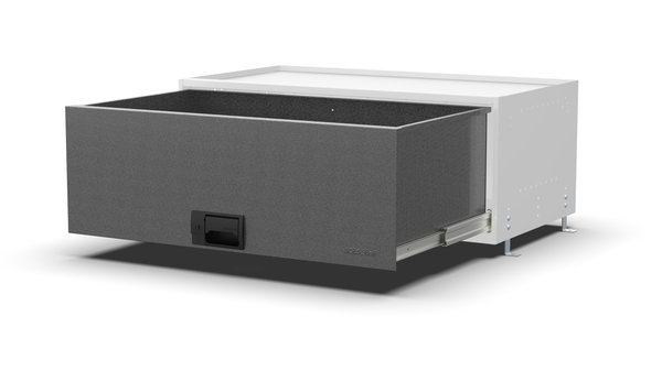 Drawer open – RCKIT80/15 Vehicle Metal Drawer Kit