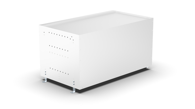 Back view – RCKIT80/16 Vehicle Metal Drawer Kit