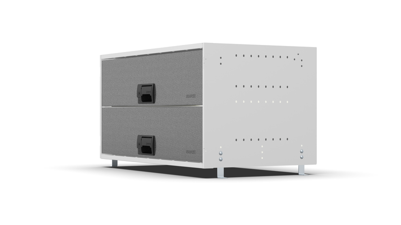 Side view – RCKIT80/17 Vehicle Metal Drawer Kit