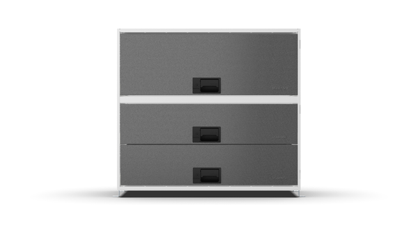 Front view – RCKIT80/22 Vehicle Metal Drawer Kit