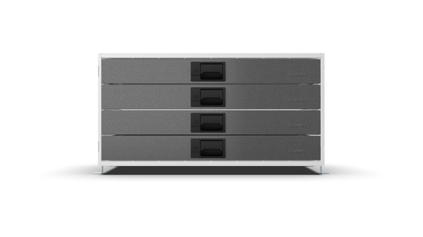 Front view – RCKIT80/4 Vehicle Metal Drawer Kit