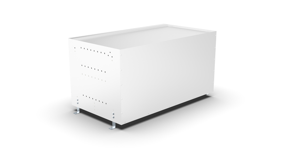 Back view – RCKIT80/4 Vehicle Metal Drawer Kit