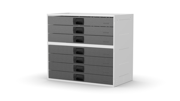 No plinth feet – RCKIT80/8 Vehicle Metal Drawer Kit