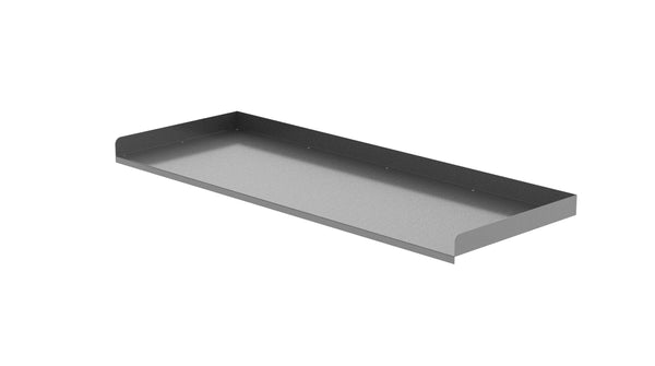 Rolashelf Rectangular metal tray on a white background