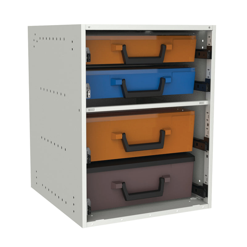 4 Drawer Van Cabinet Kit with RolaCases