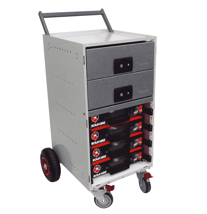 Heavy Duty Metal Drawer RolaCase Trolley