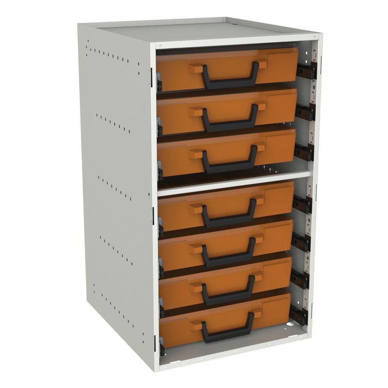 7 Drawer Vehicle Cabinet Kit with RC001 Cases