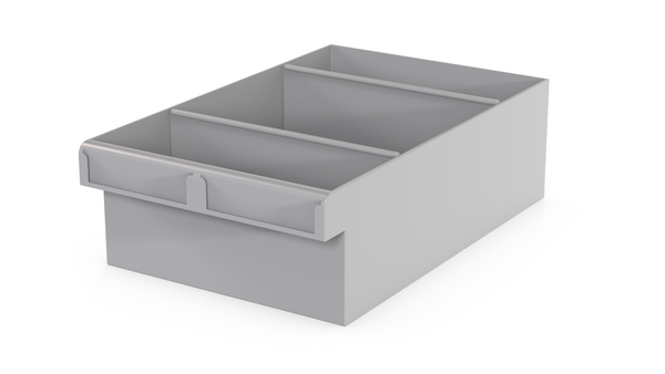 Medium Grey Plastic Van Bin