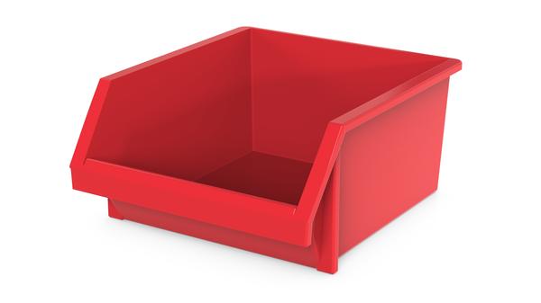 Extra Large Red Plastic Van Bin