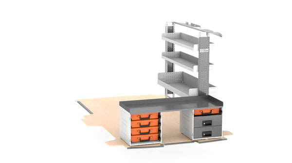 RolaShelf Ford transit Custom Trend LWB Locksmith Van Package v1 
