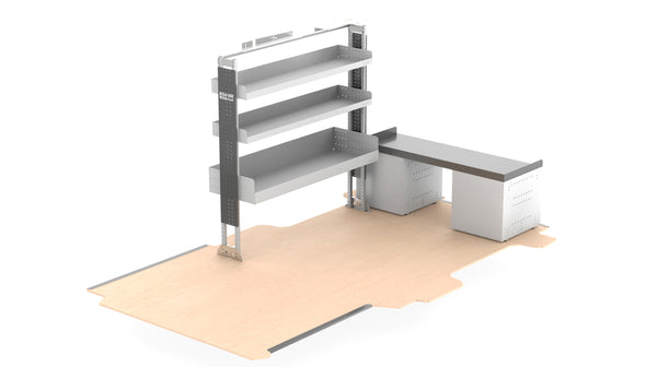 RolaShelf Ford transit Custom Trend LWB Locksmith Van Package v5