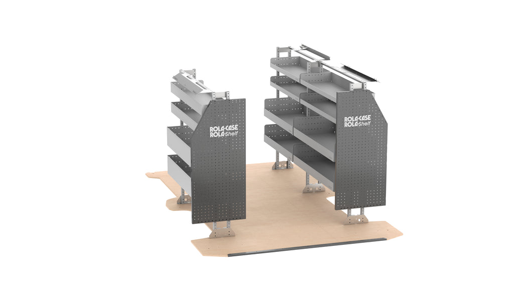 Toyota Hiace LWB Basic Van Shelving & Storage System