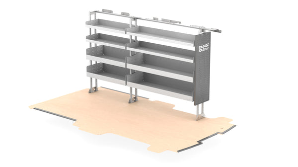 RolaShelf Drivers Side Basic Van Kit – Low/Mid Roof 8+12