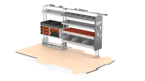RolaShelf Drivers Side Electrical Van Kit – Low/Mid Roof Universal 8+12