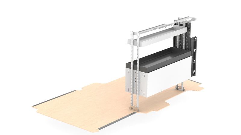 RolaShelf Passenger Side Service Van Kit – Low/Mid Roof Universal 12 v3