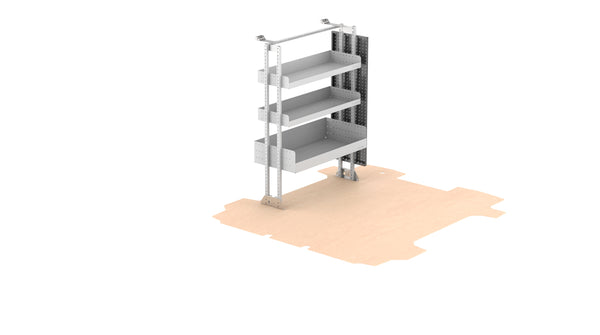 RolaShelf Driver or Passenger Side Basic Van Kit - Crew Models v3