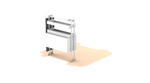 RolaShelf 890mm Driver or Passenger Side General Van Shelving Bay v8
