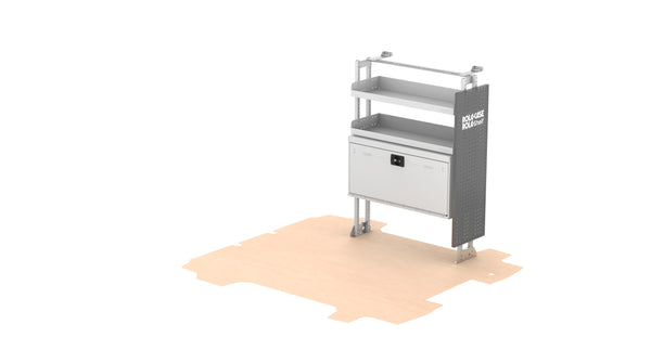 RolaShelf 890mm Driver or Passenger Side General Van Shelving Bay v1